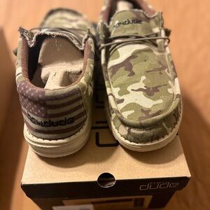 Hey Dude Camouflage Slip-On Loafers